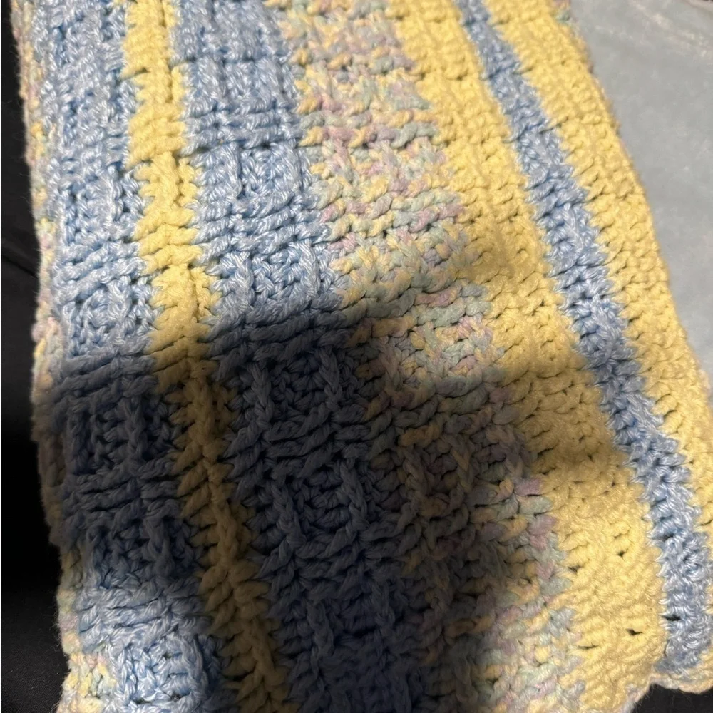 Set of 3 baby/toddler blankets. Cozy, super cute, functional.